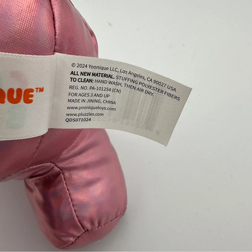 Yoonique Metallic‎ Candy Bears Plush Pink Stuffed Animal Teddy Bear Toy